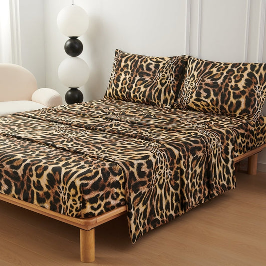 Wild Vibe | Completo Letto Lenzuola in Microfibra di Poliestere