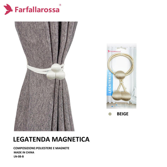 Fermatende Magnetico Calamita per Tende,Funzionale ed Elegante,Modello LN-08