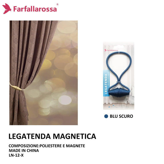 Calamita per Tende LN-12 Farfallarossa | Fermatenda Magnetici 1PZ