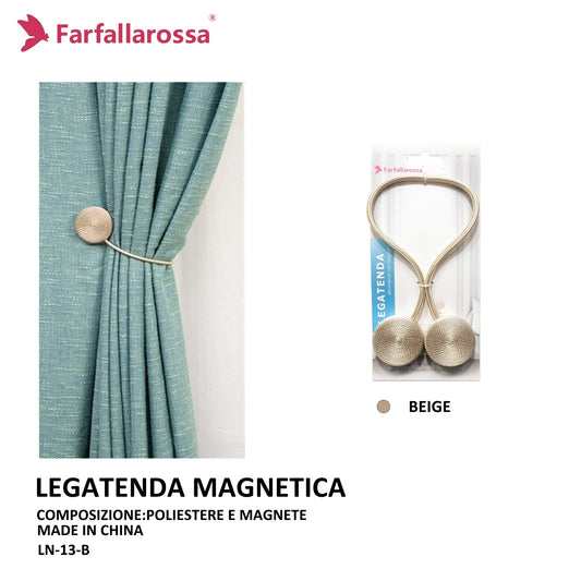 Calamita per Tende LN-13 Farfallarossa | Fermatenda Magnetici 1PZ